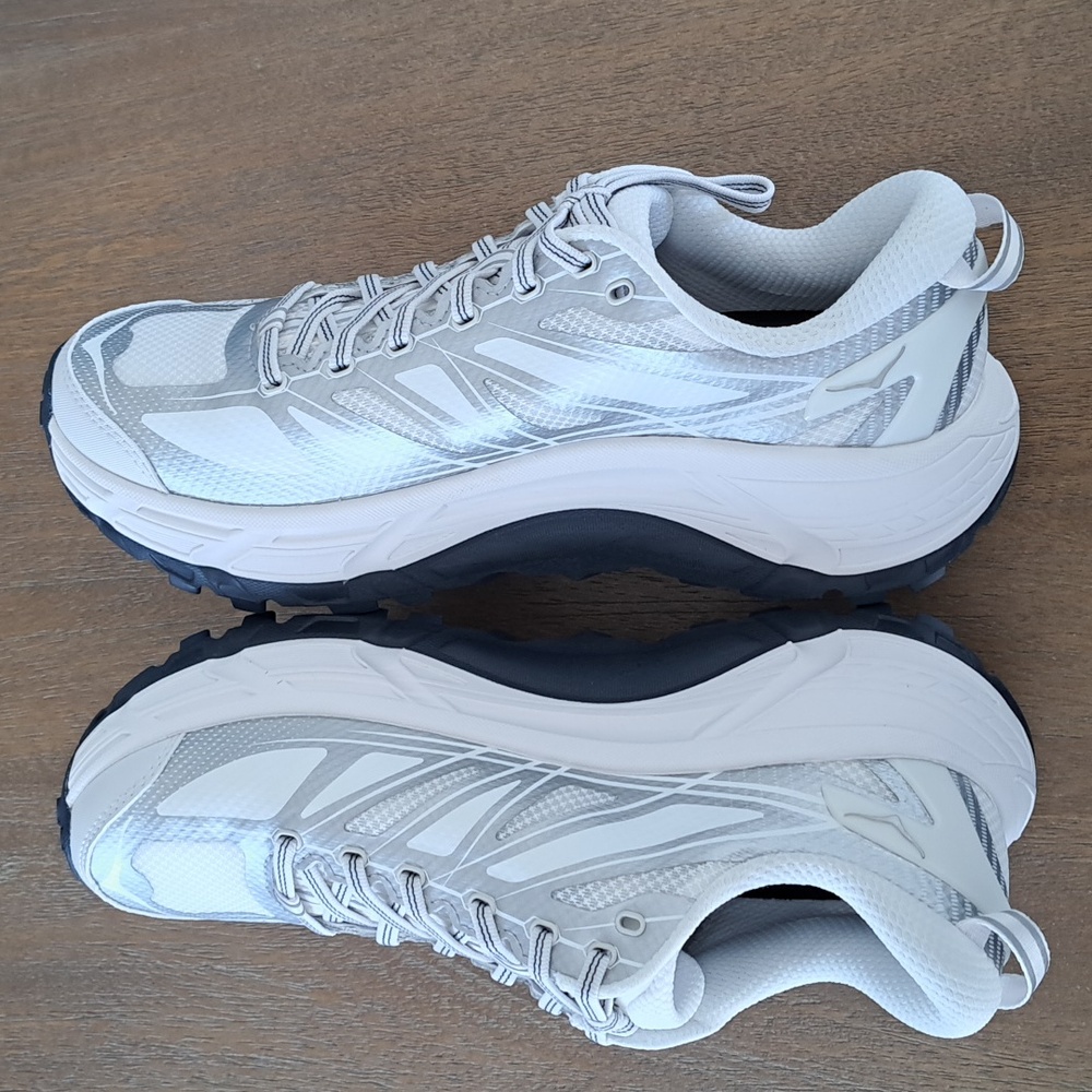 Hoka Mafate Speed 2 - Color: White/Silver - Size: Unisex - M: 8.5, W: 9.5 - Picture 6 of 9